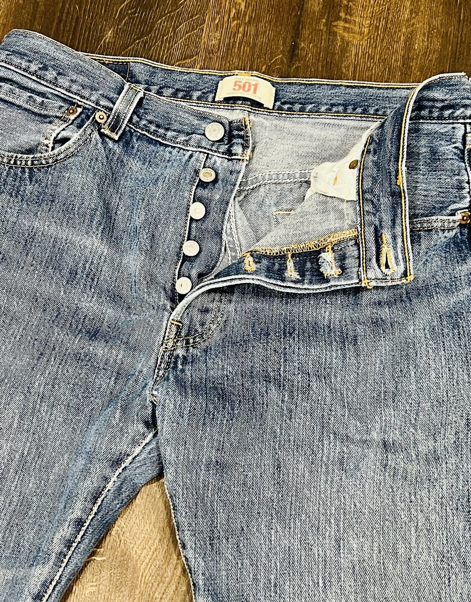 Levis Vintage 501 XX series denim W34 L30 jeans button fly mens