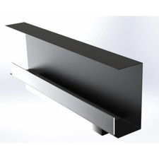 Camino bio etanolo 124 cm aperto destra sinistra filomuro trifacciale incasso120