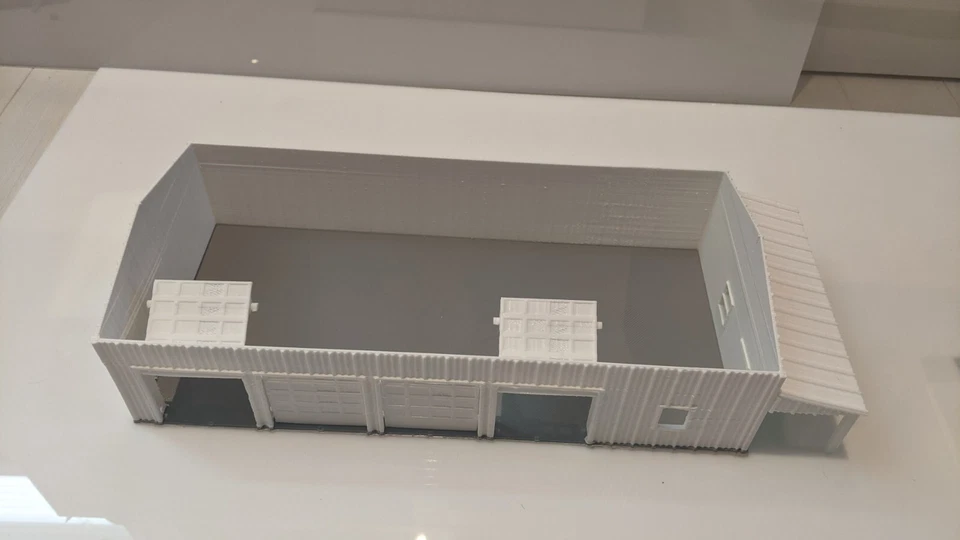 3D-печатный гараж JD Toyride литой масштаб 1:64 1/64 - Изображение 4 из 4