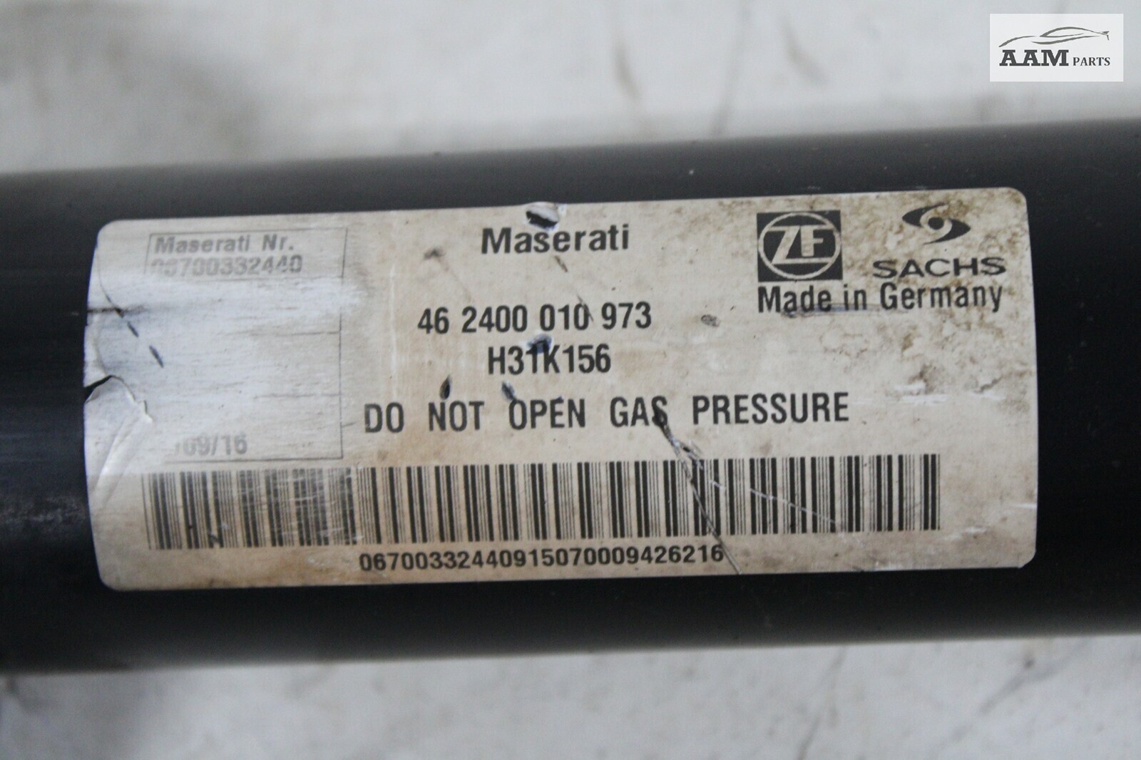 2014-2021 MASERATI GHIBLI REAR SUSPENSION RIGHT SIDE SHOCK ABSORBER STRUT OEM