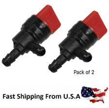 2x Stens 120-228 Inline Fuel Shutoff Valve For Briggs & Stratton 494769 697944