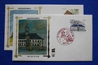 Japan (1466-1467) 1981 Architecture II Zaso "Silk" FDCs