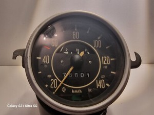 VW Käfer  VDO Tacho Tachometer  Tachograf Uhr  W=0,5 140 km/h  113957021K