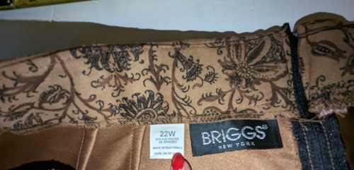 Briggs New York 22w Plus Skirt Country Floral Whimsy Boho Prairie Cottagecore - Picture 8 of 8