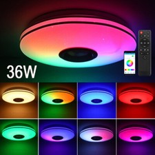 Plafoniera LED 36W WiFi RGB dimmerabile plafoniera con altoparlante Bluetooth