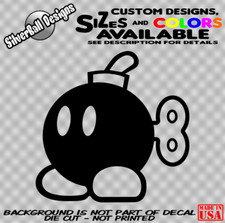 Super Mario BOMB Custom Vinyl sticker Switch Nintendo NES SNES N64 wind up