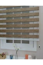 Naza Home Bamboo Brown Shades Roller Blinds High Quality %100 Polyester Fabric