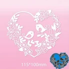 Love Heart frame Bird Metal Cutting Dies Stencil Scrapbooking Card Embossing DIE