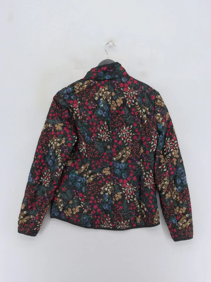 Lands End Women's Coat XS Multi Floral 100% Polyester Quilted - Image 2 of 4