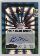 2021 Panini Contenders Rookie Ticket Wild Card Round Daviyon Nixon Auto 13d7. rookie card picture