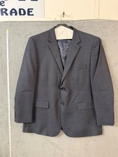 Pronto Uomo Platinum Sport Coat Blazer Men Charcoal Grey Micro Check 2 Button