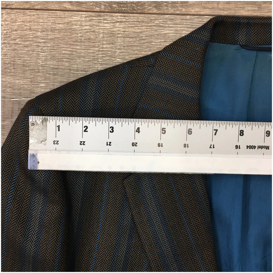 Blazer Abrigo Deportivo Chaqueta Informal DE COLECCIÓN Para Hombre Talla 42R Traje Clásico de Lana Foto 4 de 4