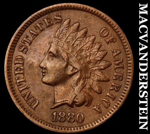 1880 Indian Head Cent- Extra Fine Better Date No Reserve #i5286