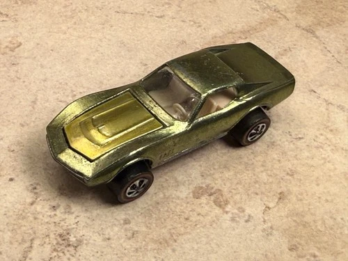 Original Hot Wheels Redline - Lime US Custom Corvette!! - Free Shipping!!