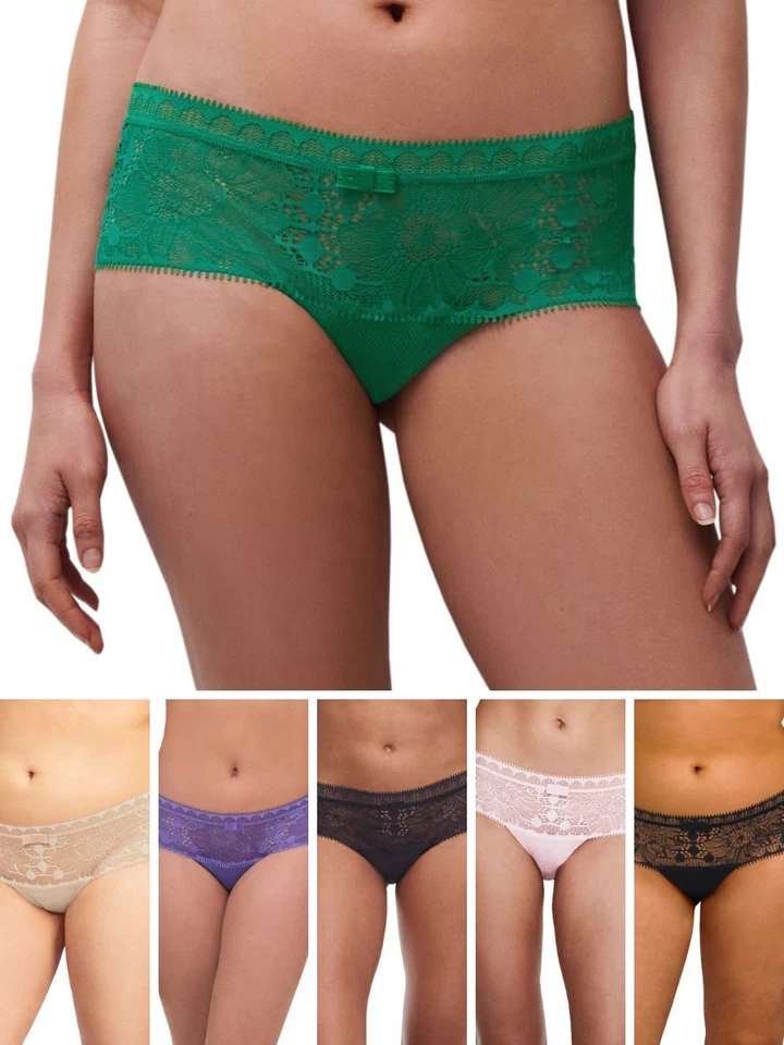 Chantelle Day To Night Brief Mid Rise Shorty Lace Knickers Briefs Lingerie - Image 1 of 1