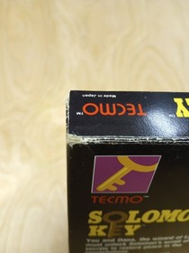Solomon's Key Nintendo NES w/Box