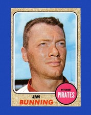 1968 Topps Set-Break #215 Jim Bunning NR-MINT *GMCARDS*