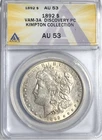 1892 MORGAN "ANACS AU53" - OUTSTANDING WITH LUSTER/HAIR/WINGS/FEATHER/ NICE 💥 ✅