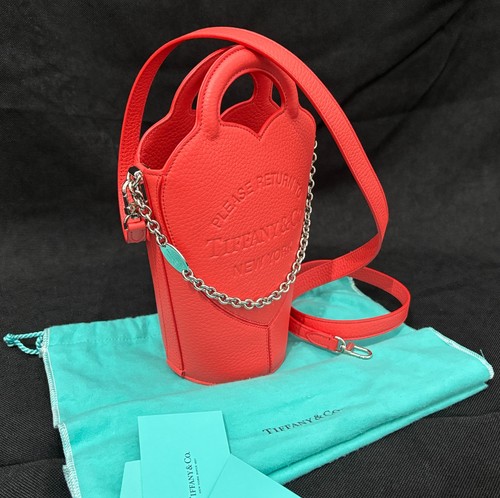 Tiffany & Co. Return To Tiffany Mini Crossbody in Hibiscus Red - NEW - Picture 2 of 14