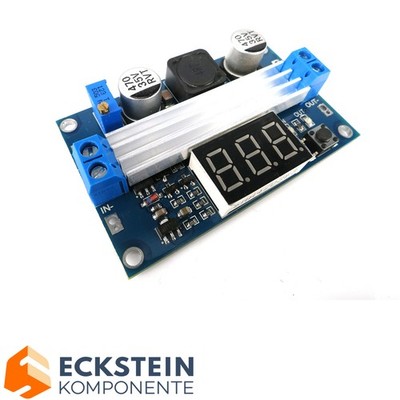 DC-DC Step-up Spannungsregler 100W 3-35V to 3,5V-35V mit LED-Voltmeter Power Mod