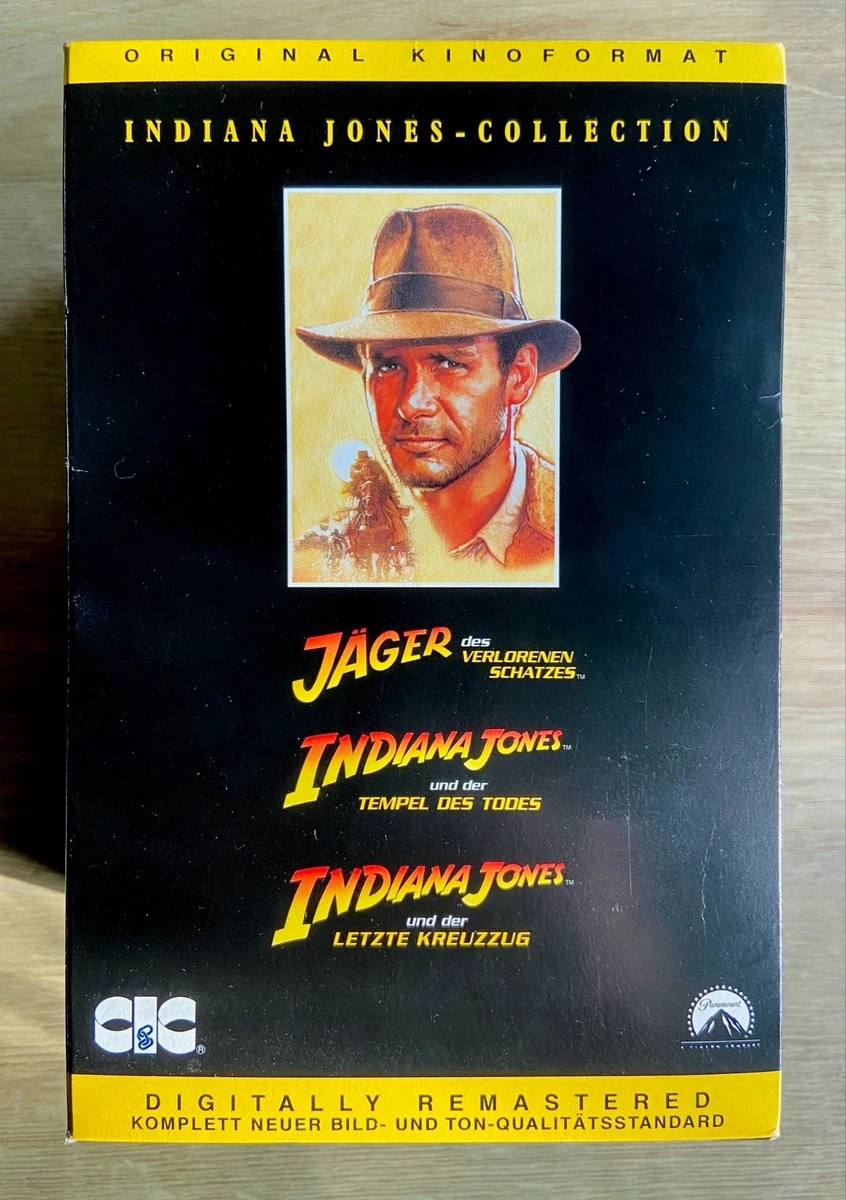 Indiana Jones Collection 3 VHS im Schuber – Trilogie Digitally Remastered