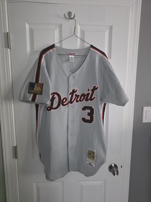 100% Authentic Mitchell & Ness Detroit Tigers 1994 Alan Trammell Jersey Sz 46 L