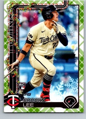  Holiday Green Plaid 2025 Brooks Lee RC Rookie