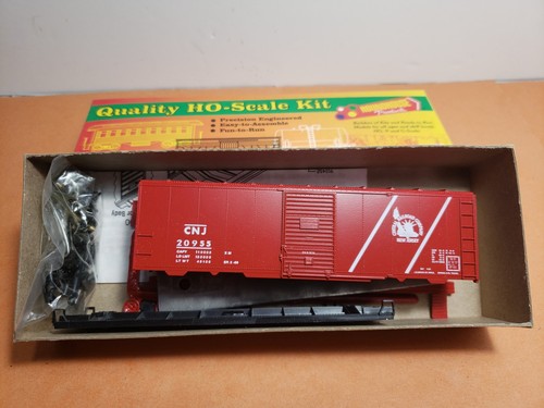 MDC Roundhouse #07972 Escala HO Central Nueva Jersey 40' AAR Caja Roja Coche Nuevo de Lote Antiguo | Zustand: New