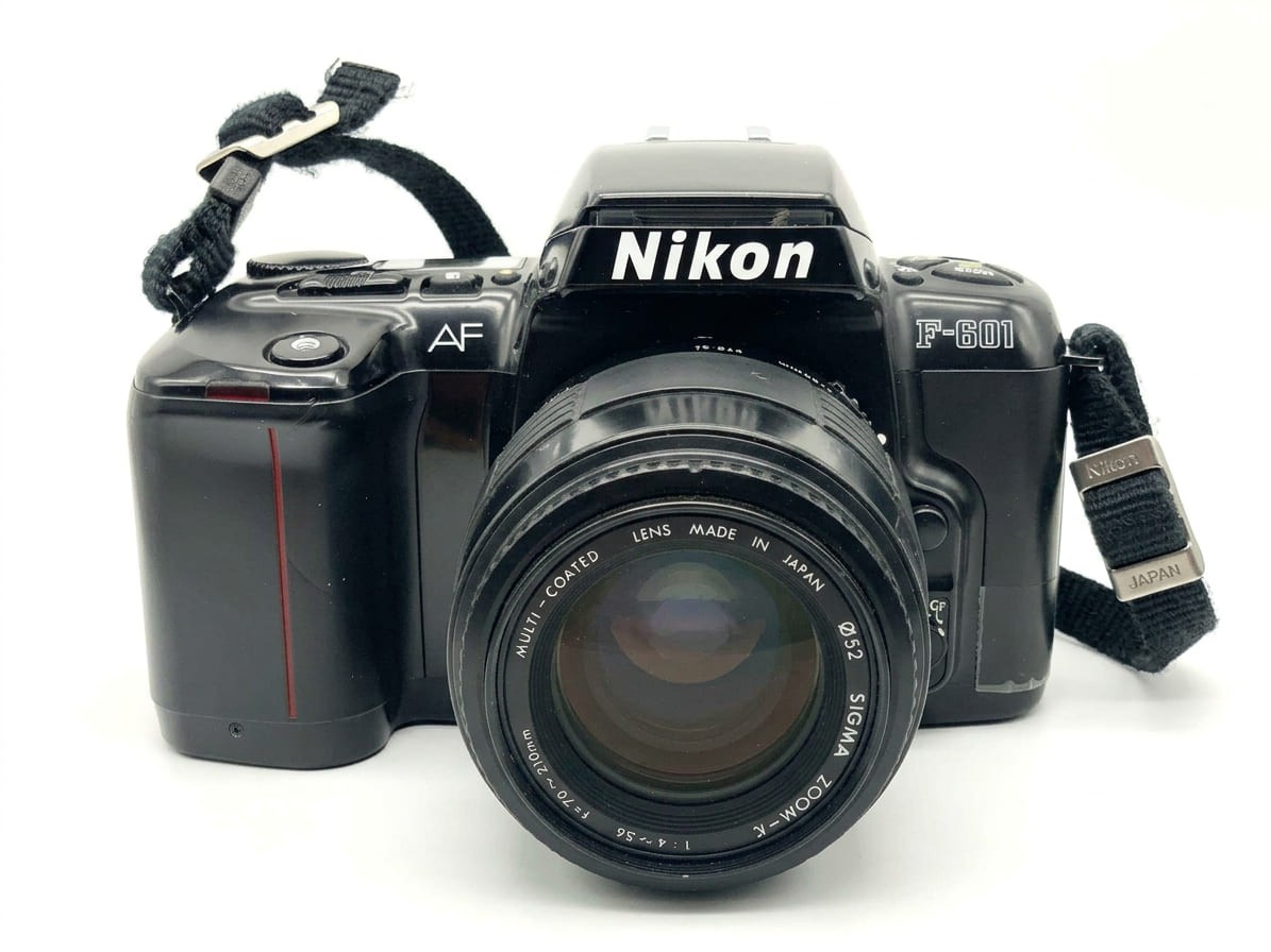 Nikon F-601 AF Kit Fotocamera Reflex 35mm con Sigma 70-210mm