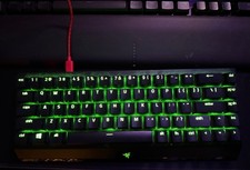 used Razer BlackWidow V3 Mini Hyperspeed Wireless Gaming Keyboard