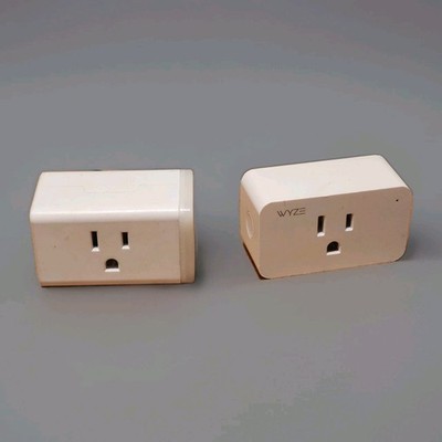Wyze Smart Plug Indoor WLPP1CFH + TP-LINK HS105 Wi-Fi Plug Mini - White 2-Pack