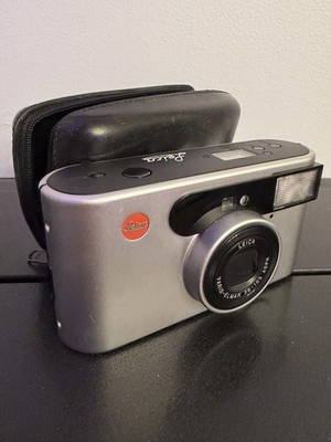 Leica C1 35mm Compact Film Camera Silver with Case | eBay