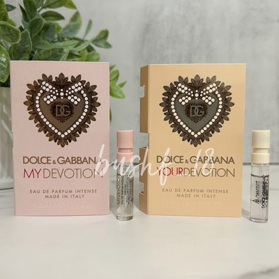 Dolce & Gabbana 2pc YOUR DEVOTION 2026, MY DEVOTION NEW 1.5ml/.05floz EDP SAMPLE