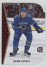 2019-20 Upper Deck Rookie Tribute Die-Cuts Red Quinn Hughes #5 d9r