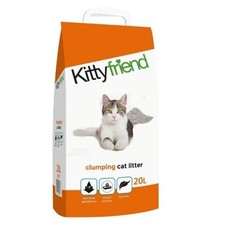 KittyFriend Clumping Cat Litter Professional Absorbant Pet Odour Control 20L