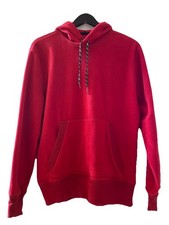 Gap Red Hoodie Mens Medium Classic Pullover Outdoor Fleece Excellent