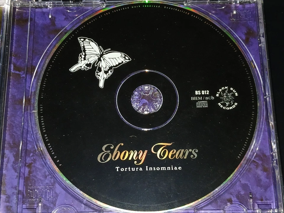 Ebony Tears - Tortura Insomniae CD Foto 3 de 3
