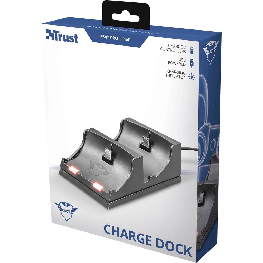 Support chargeur Trust GXT 235 manette PS4 accessoire de charge