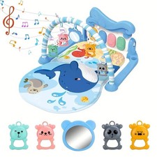 Baby Play Mat Activity Gym Piano Tummy Time Sensory Toys Lights