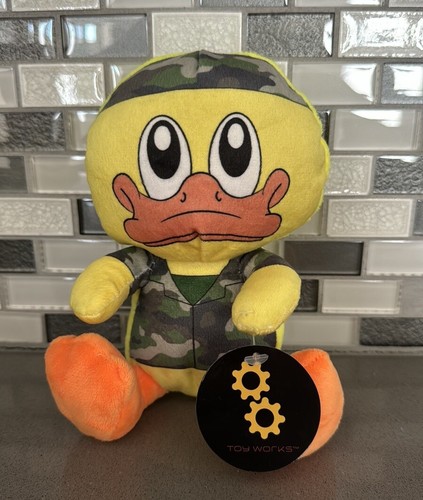 Camouflage Camouflage Militär Thema Ente Plüschtier/Bandanna/8""/Kawaii NEU