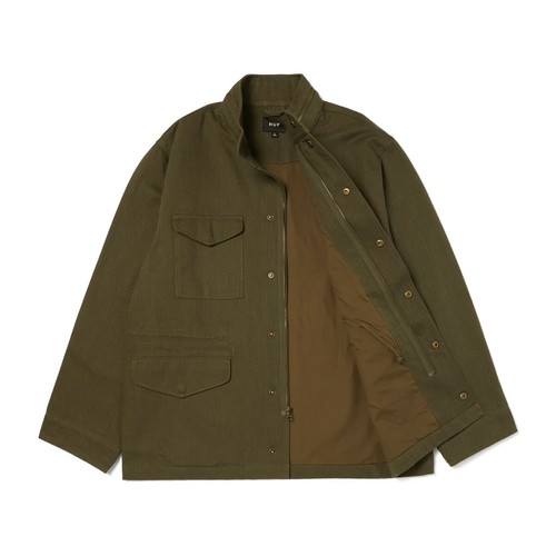 The Texas Chainsaw Massacre x HUF Leatherface 50th Anniv M64 Military Jacket XL - Picture 11 of 15