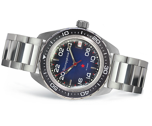 Vostok Komandirskie 02036A Watch Military Automatic 24-Hour USA Seller - Picture 2 of 5
