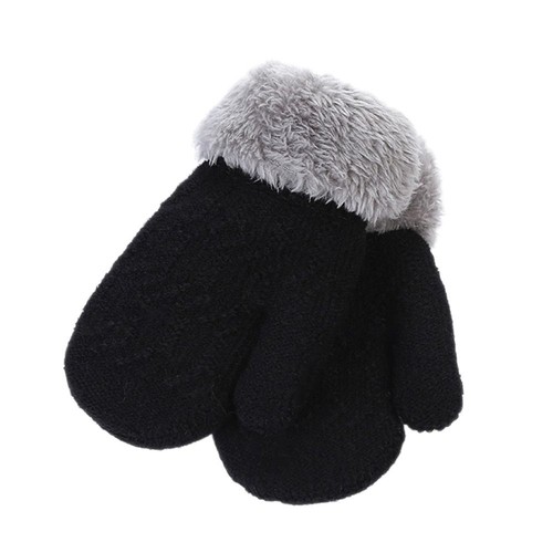 Plus Velvet Kids Gloves Thick Baby Gloves Warm Mittens Boys Girls - Zdjęcie 15 z 18