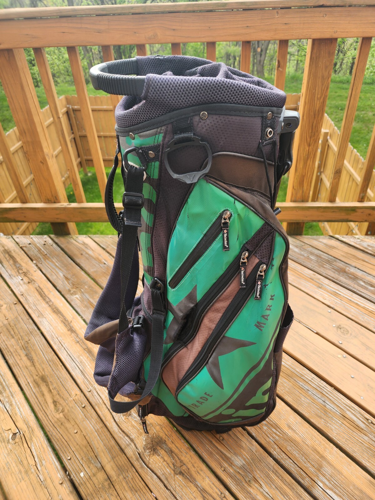 Callaway Limited Edition Heineken Golf 7Way Stand Bag Heineken Black