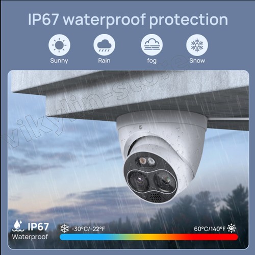 Dahua 4MP OEM TPC-DF1241-S8 Thermal Hybrid Bullet Camera Heat Smoking Detection - Picture 4 of 23
