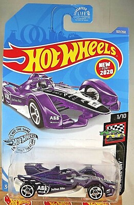 2020 Hot Wheels #107 HW Race Day 1/10 FORMULA E GEN 2 CAR Purple w/White OH5 Sp