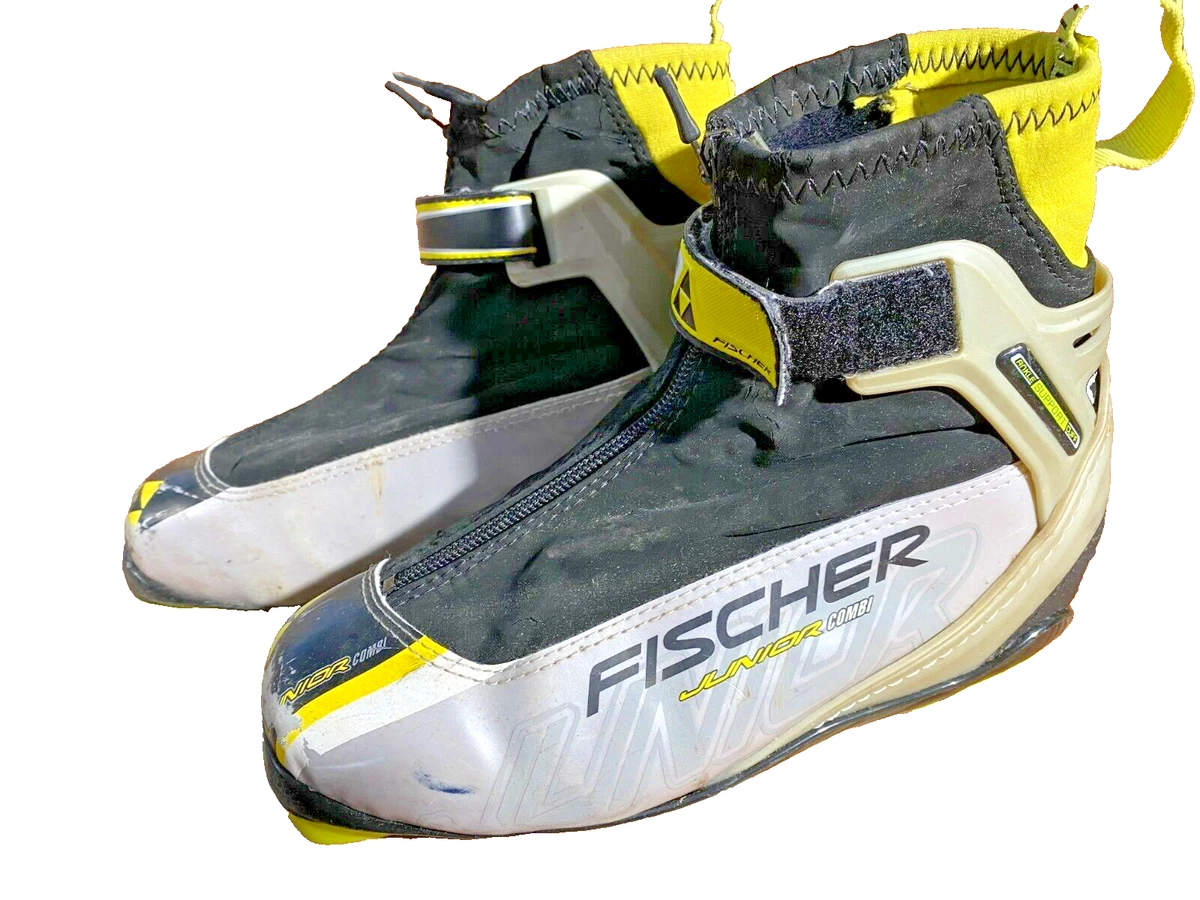 Fischer Junior Combi Cross Country Classic Ski Boots Size EU35 US3