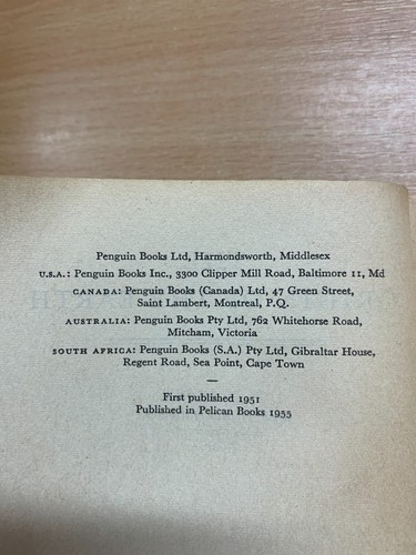 1955 W M SMART "THE ORIGIN OF THE EARTH" ASTRONOMY PELICAN/PENGUIN PB BOOK (P2) - Picture 6 of 18