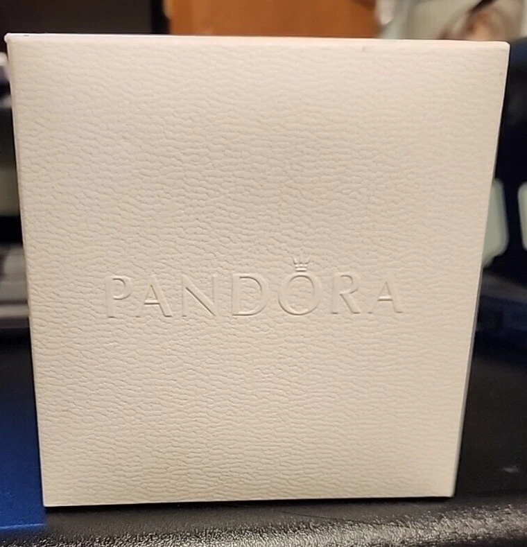 Pendientes colgantes y collar PANDORA plata + fichas Ziconia -- con caja - lote 2544 Foto 3 de 3