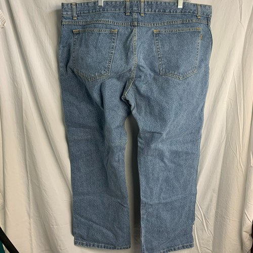 Cabela's Relaxed Fit Straight Leg Blue Jeans Men's 42x30 Med Wash - Picture 5 of 5